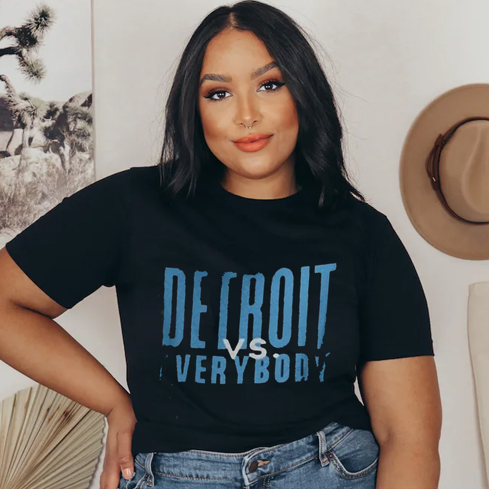 Detroit Vs Everybody Detroit Lions Shirt